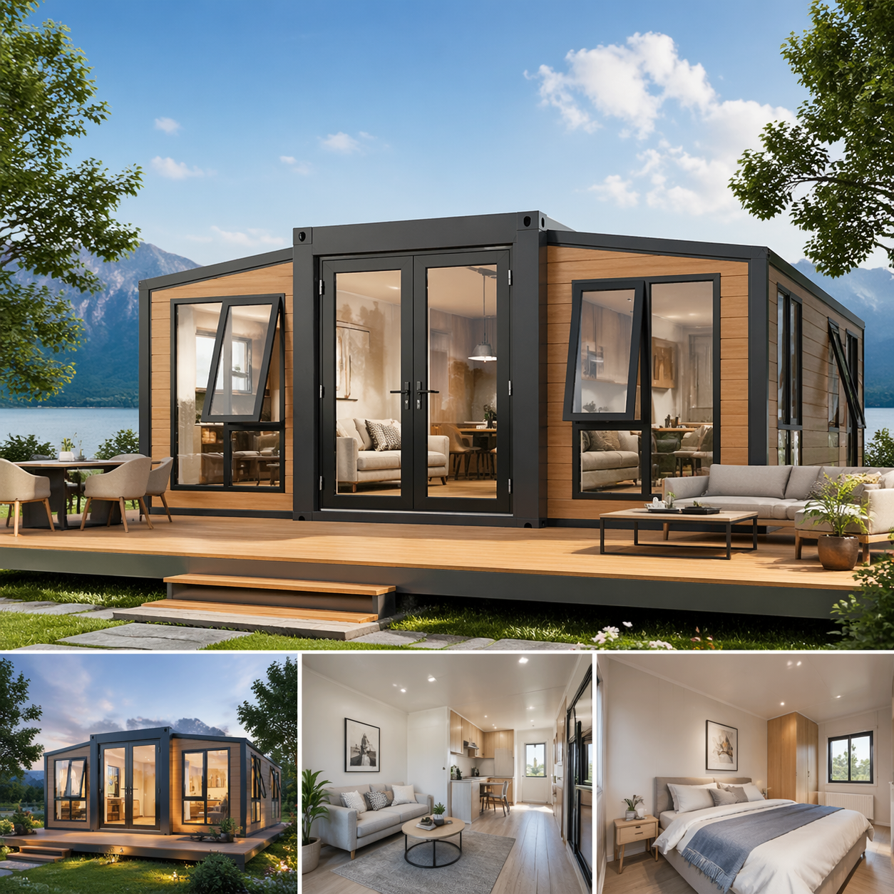 Eco Friendly Prefab House with – обзор и цена Sustainable Living House